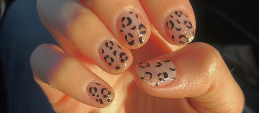 Step by step animal print nail art | Nail art, Nail art designs diy, Safari  nails